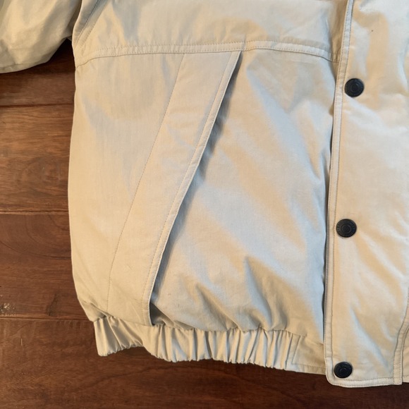 Vintage Eddie Bauer Goose Down Puffer Bomber Jacket 90's EUC Fluffy Soft Warm - Picture 3 of 12